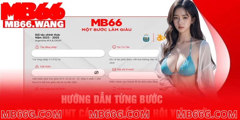Hướng dẫn từng bước tạo account cá cược đối với hội viên mới